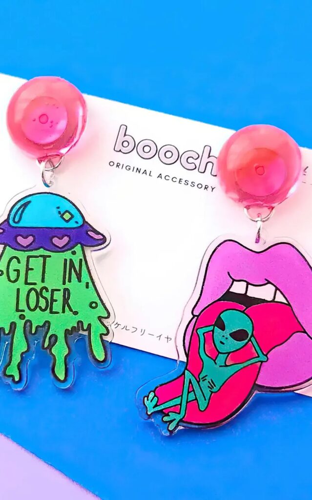 Whimsical Playful Jewelry Alien