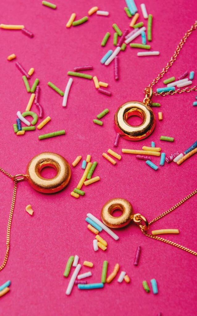 Whimsical Playful Jewelry Cute Food Motifs