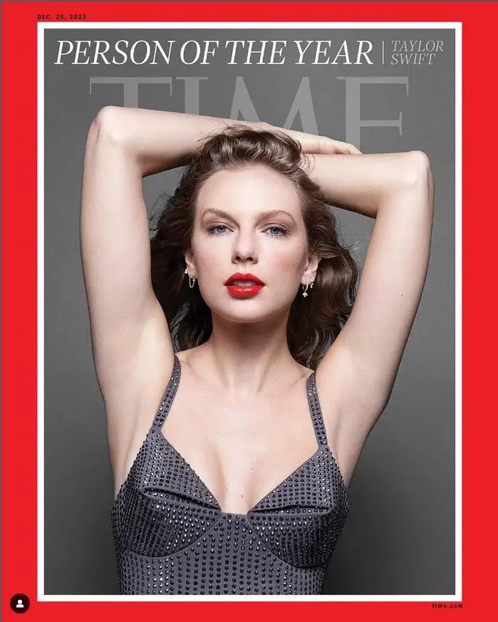 Taylor Swift named Time's Person of the Year 2023