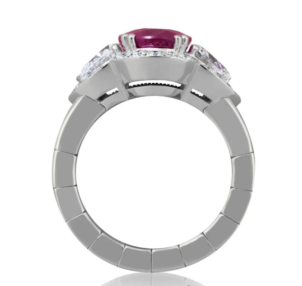 Xpandable platinum ring by Picchiotti