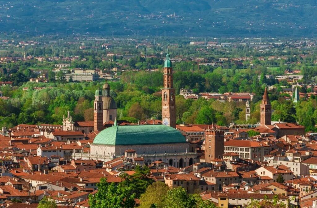 Vicenza, an elegant city situated in northeastern Italy