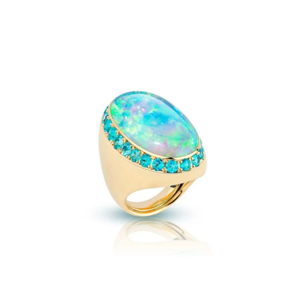 Jewelry Trends Blue Radiance Opal