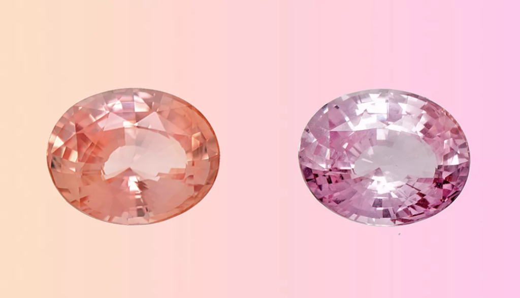 Padparadscha with pink-orange hues
From the Swiss Gemmological Institute (SSEF)