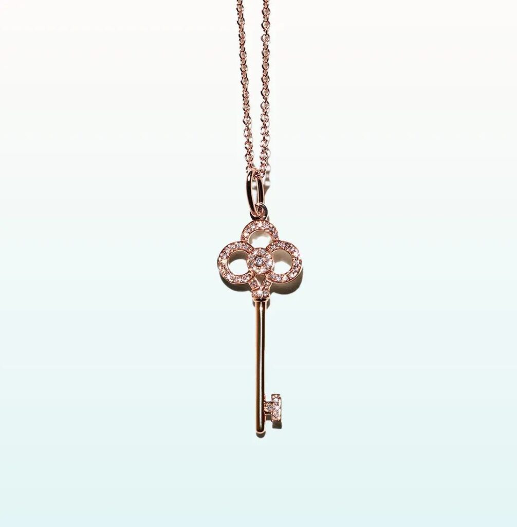 "Tiffany Keys" collection "Victoria®" key pendant