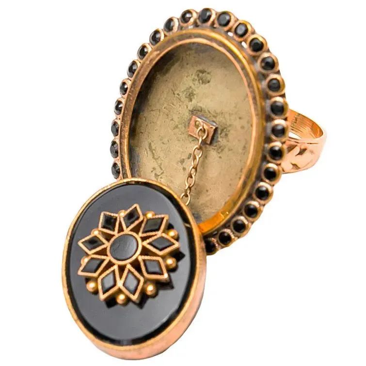 Antique Pendant Box Ring
(Source: Gemological Institute of America (GIA))