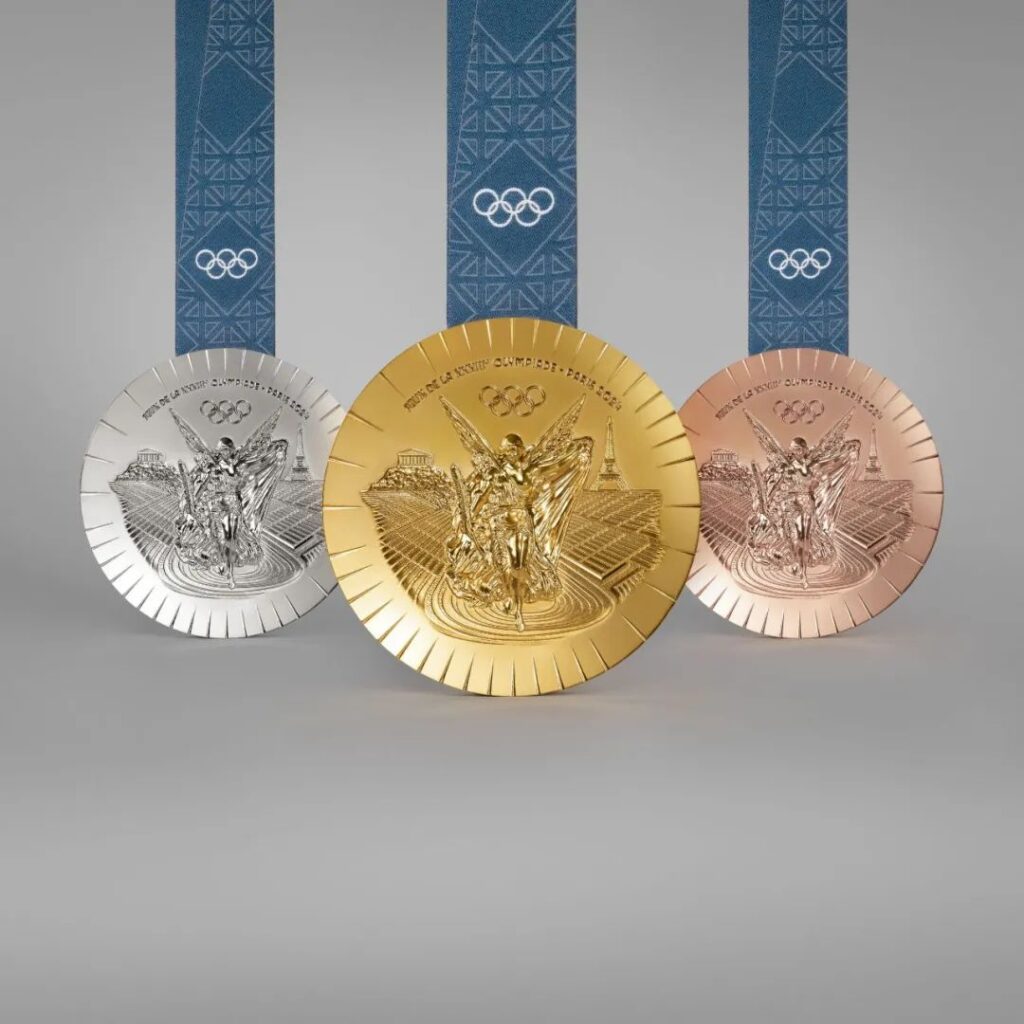 Olympic medal reverse