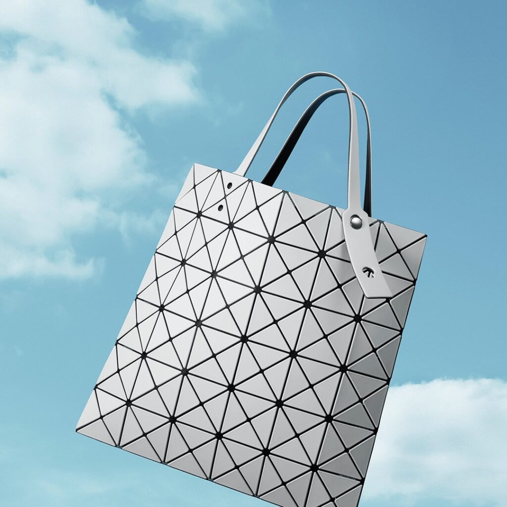 Miyake Six-grid tote bag