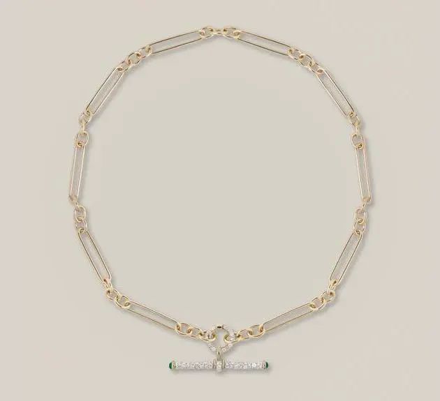 Lucy Delius "Trombone" bracelet/necklace

Adjustable chain length and combinable with different Charms