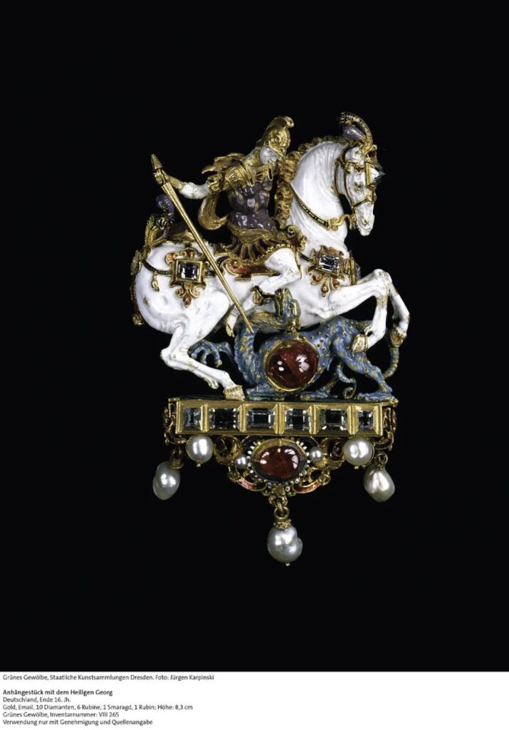 The St. George Slaying the Dragon Pendant