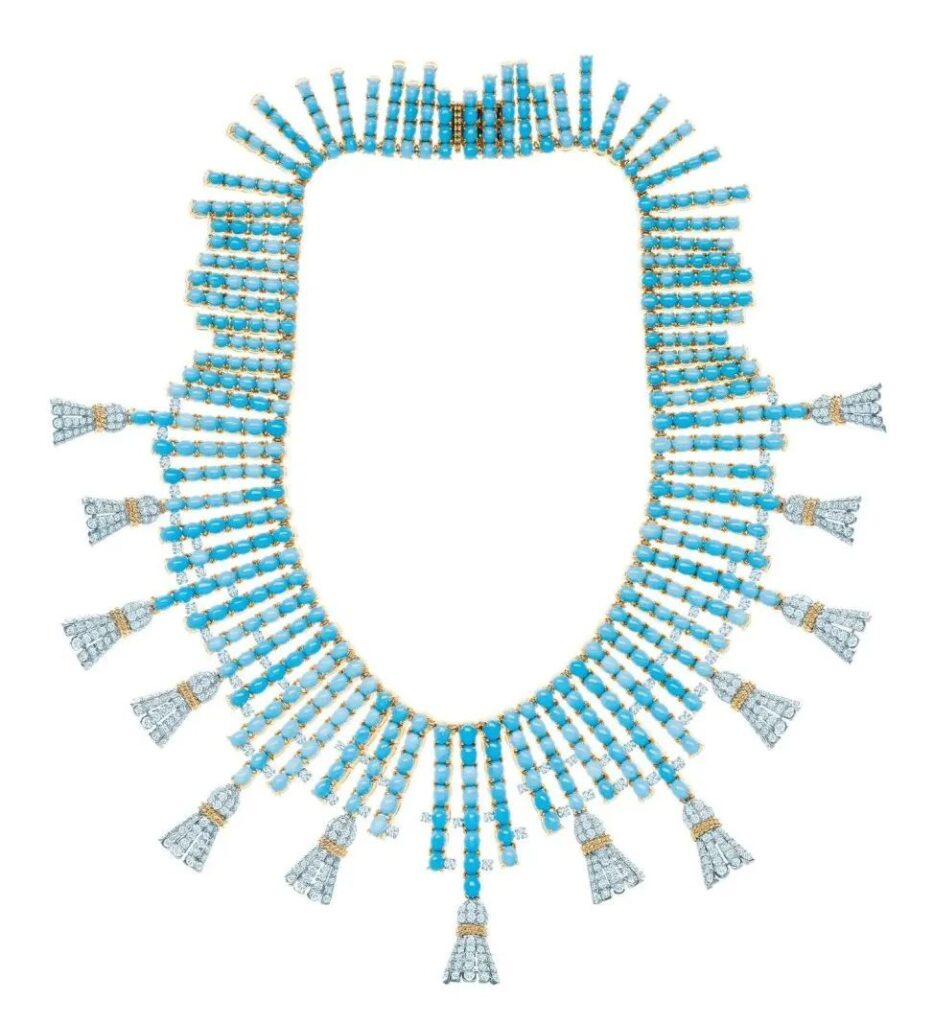 Jean Schlumberger for Tiffany & Co. 
Turquoise tassel necklace
From Babe Paley's collection