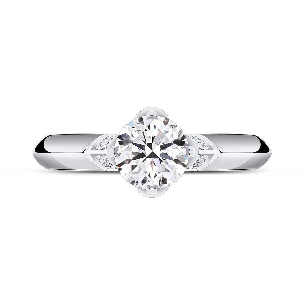 LV Diamonds Solitaire Platinum Ring, by Louis Vuitton