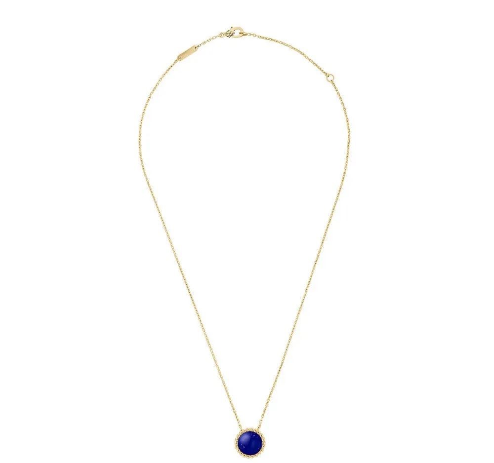 Perlée Couleurs yellow gold pendant necklace, by Van Cleef & Arpels