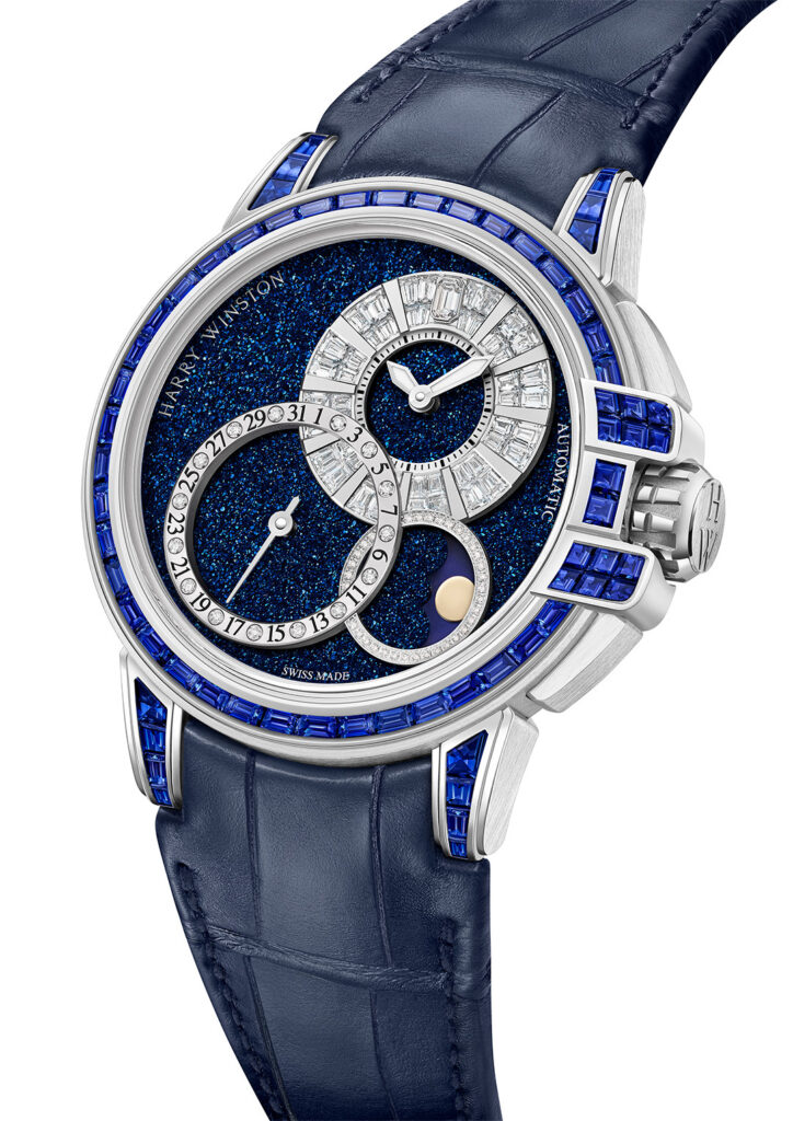 Ocean series Date Moon Phase Baguette 42mm Automatic watch