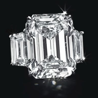 Kim Kardashian's engagement diamond ring