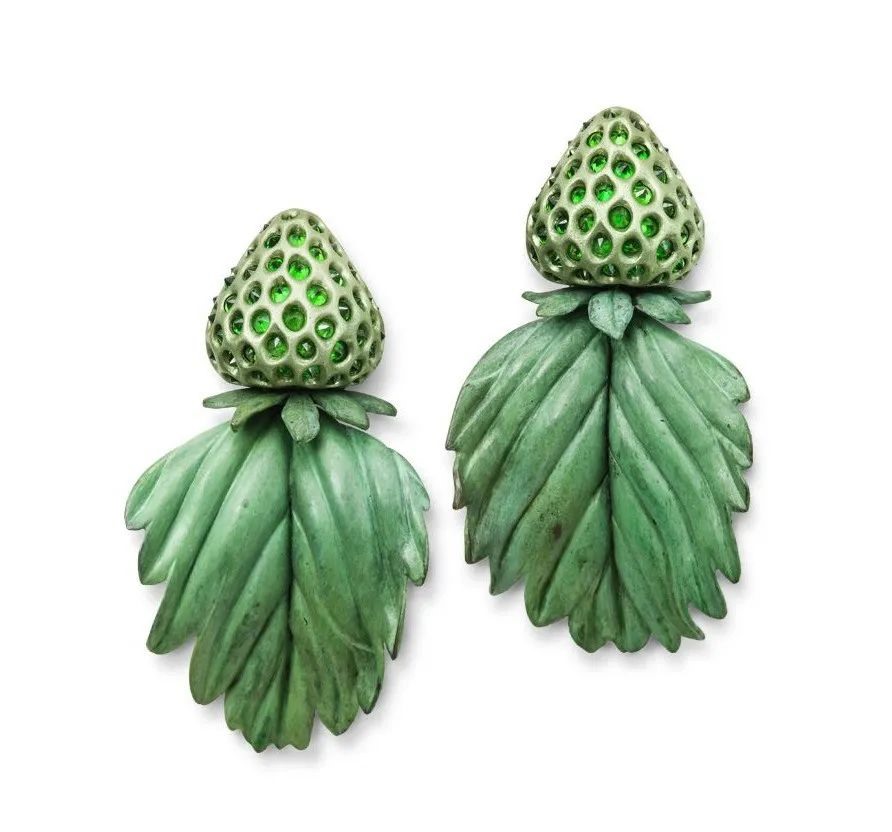 Strawberry Earrings, by Hemmerle