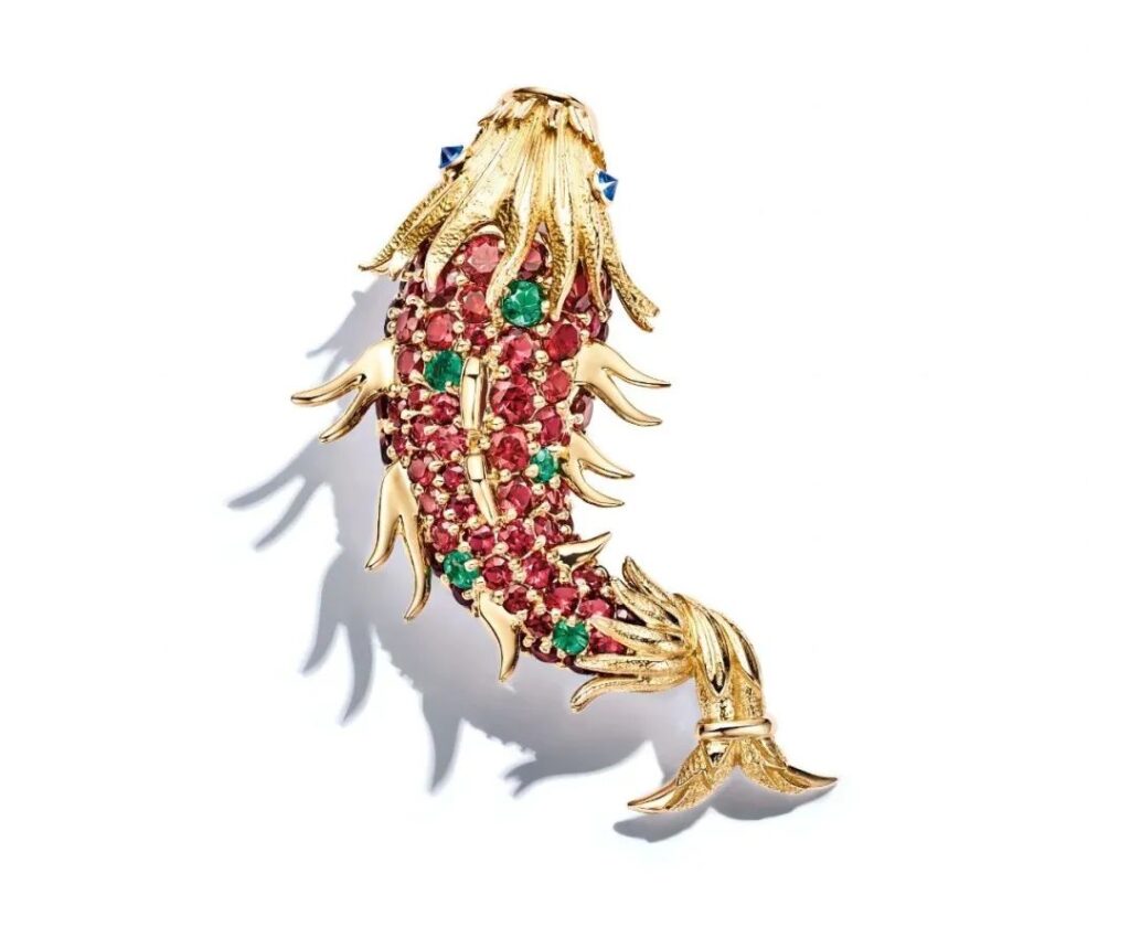 Jean Schlumberger by Tiffany fish-shaped brooch