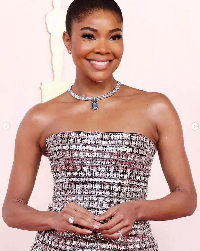 Gabrielle Union wearing Tiffany high jewelry