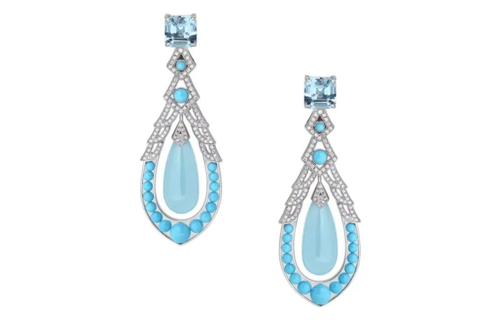 Garrard
Couture High Jewelry Collection
Mystique Earrings
18K white gold, turquoise, aquamarine, diamonds