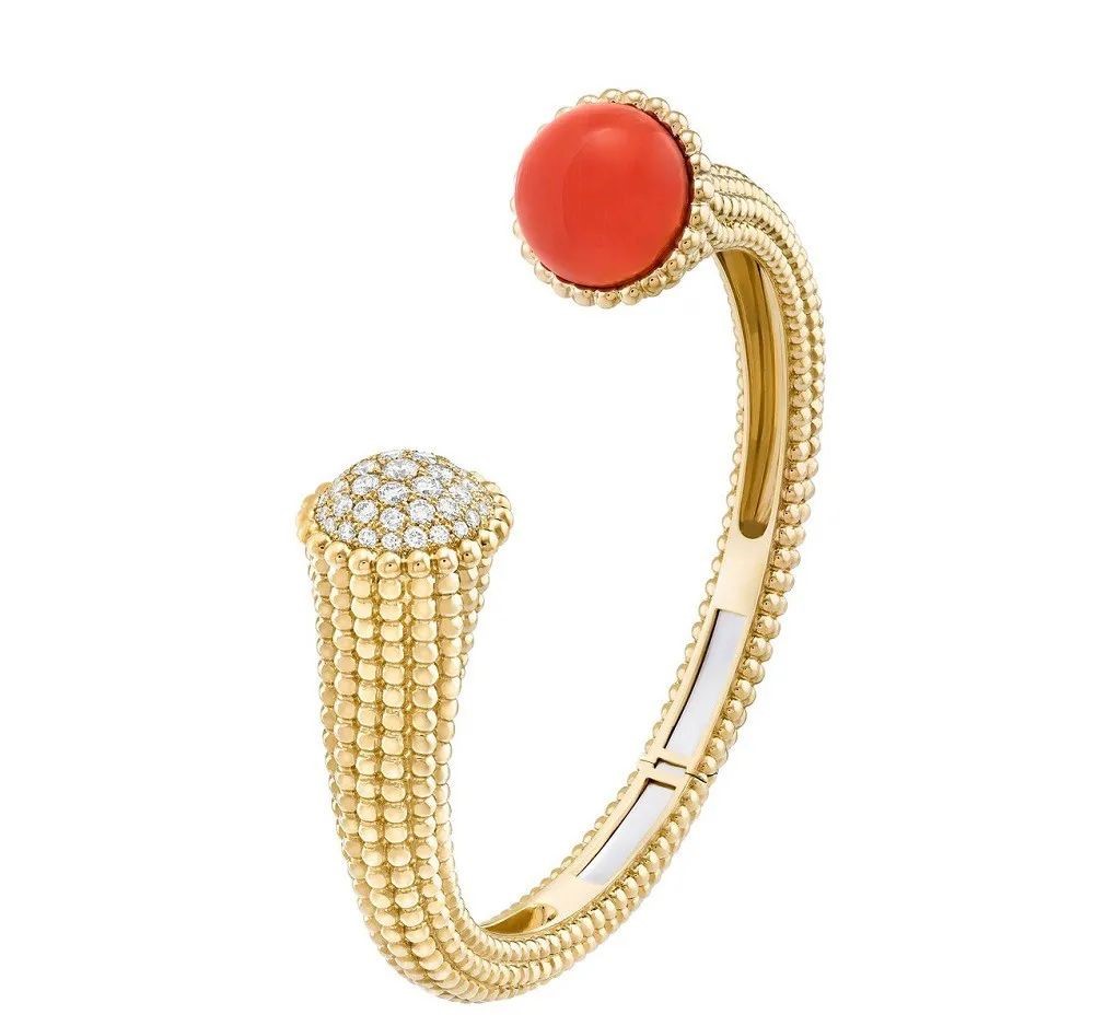 Perlée Couleurs yellow gold bracelet, by Van Cleef & Arpels