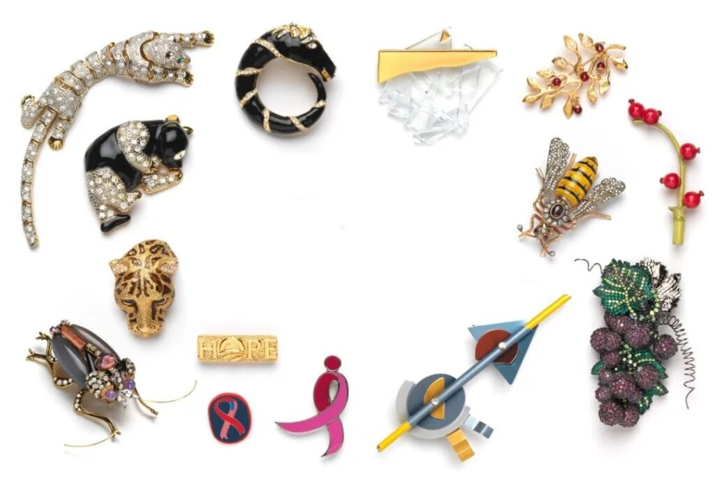 Madeleine K. Albright's brooch collection