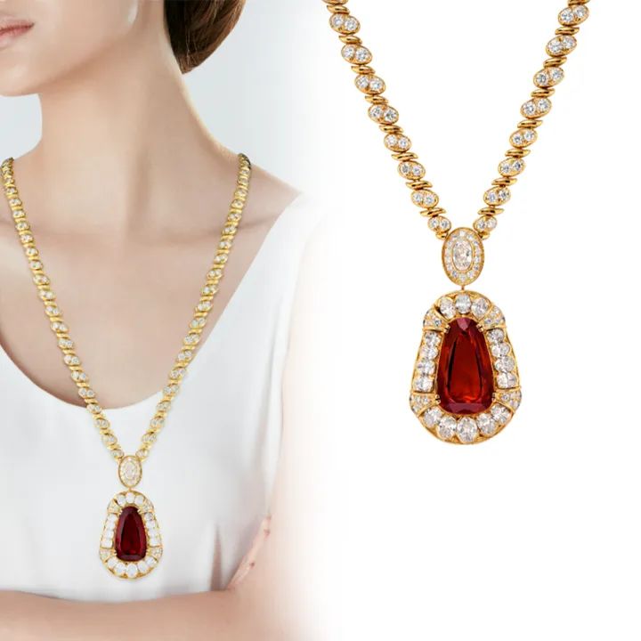 Harry Winston | "Star of Africa" Ruby Necklace