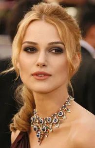 Hollywood actress Keira Knightley wearing Bulgari jewelry