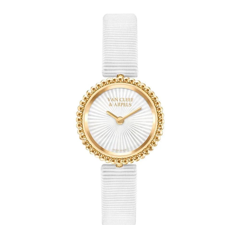 Perlée yellow gold watch, by Van Cleef & Arpels