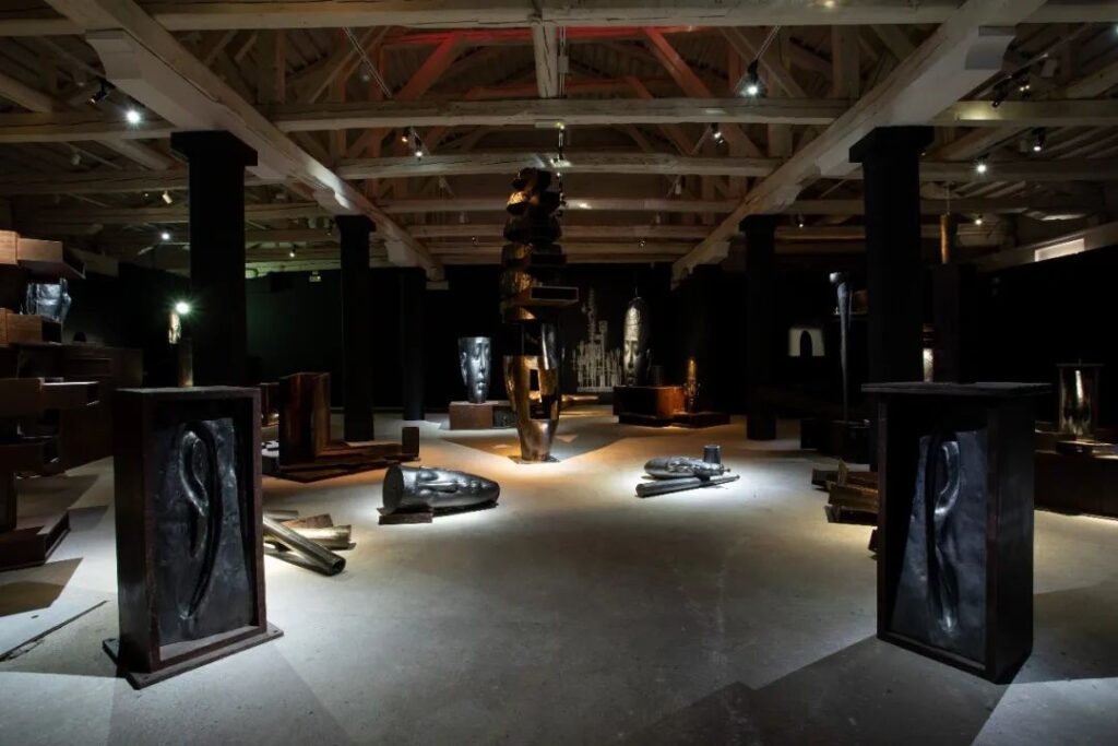 View of Wallace Chan's solo exhibition "TOTEM",
Fondaco Marcello, Venice, 2022