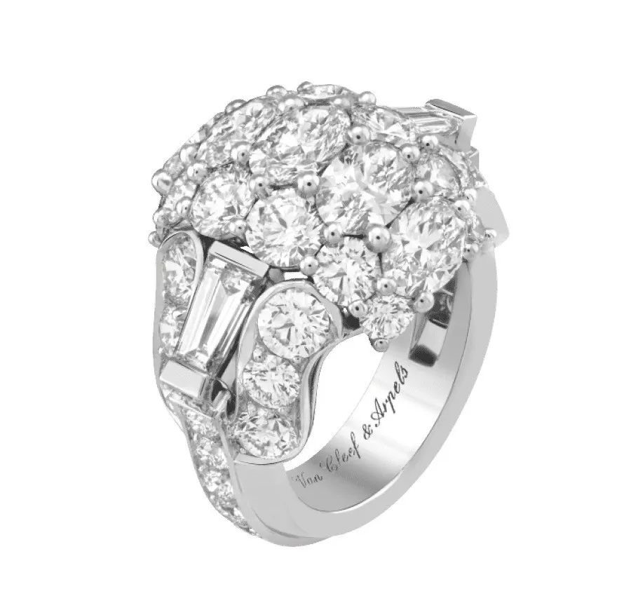 Dôme de Diamants White Gold Ring, by Van Cleef & Arpels