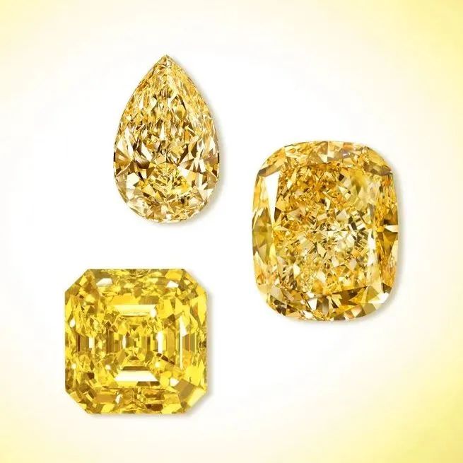 The Star of Bombay in Graff's collection
47.39-carat square emerald-cut yellow diamond
The Golden Empress
132.55-carat cushion-cut Fancy Intense yellow diamond