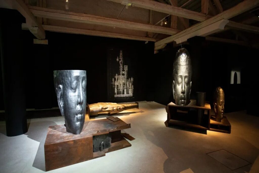 View of Wallace Chan's solo exhibition "TOTEM",
Fondaco Marcello, Venice, 2022