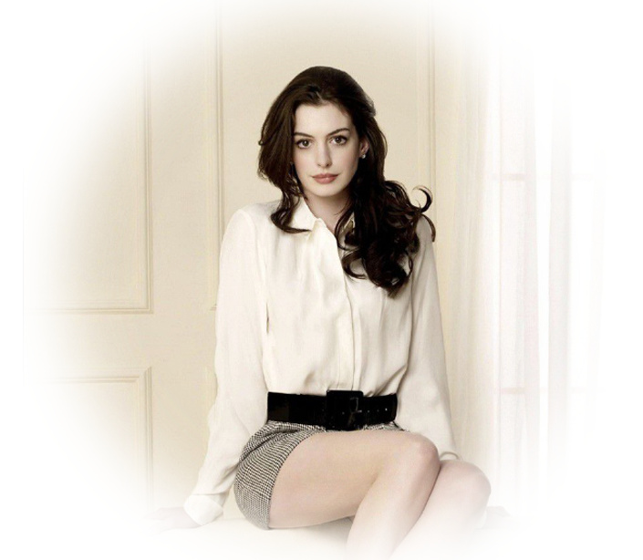 American actress Anne Hathaway