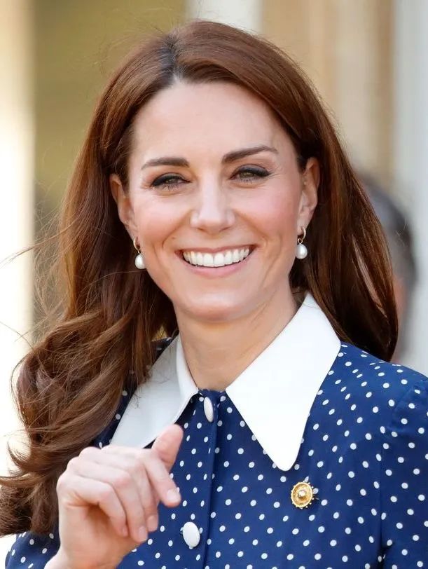 Kate Middleton wearing the Enigma brooch