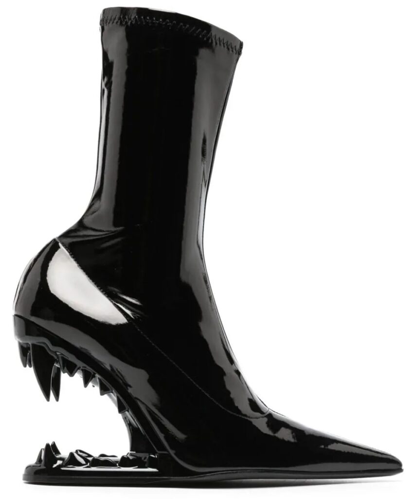 Gcds Morso patent leather ankle boots