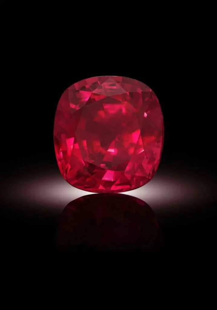 "The Estrela de Fura" Ruby
55.22 carats, Mozambique, Unheated
June 2023, Sotheby's New York
Sold for: $34,804,500