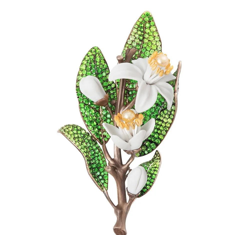 Orange Blossom Brooch, by Hemmerle