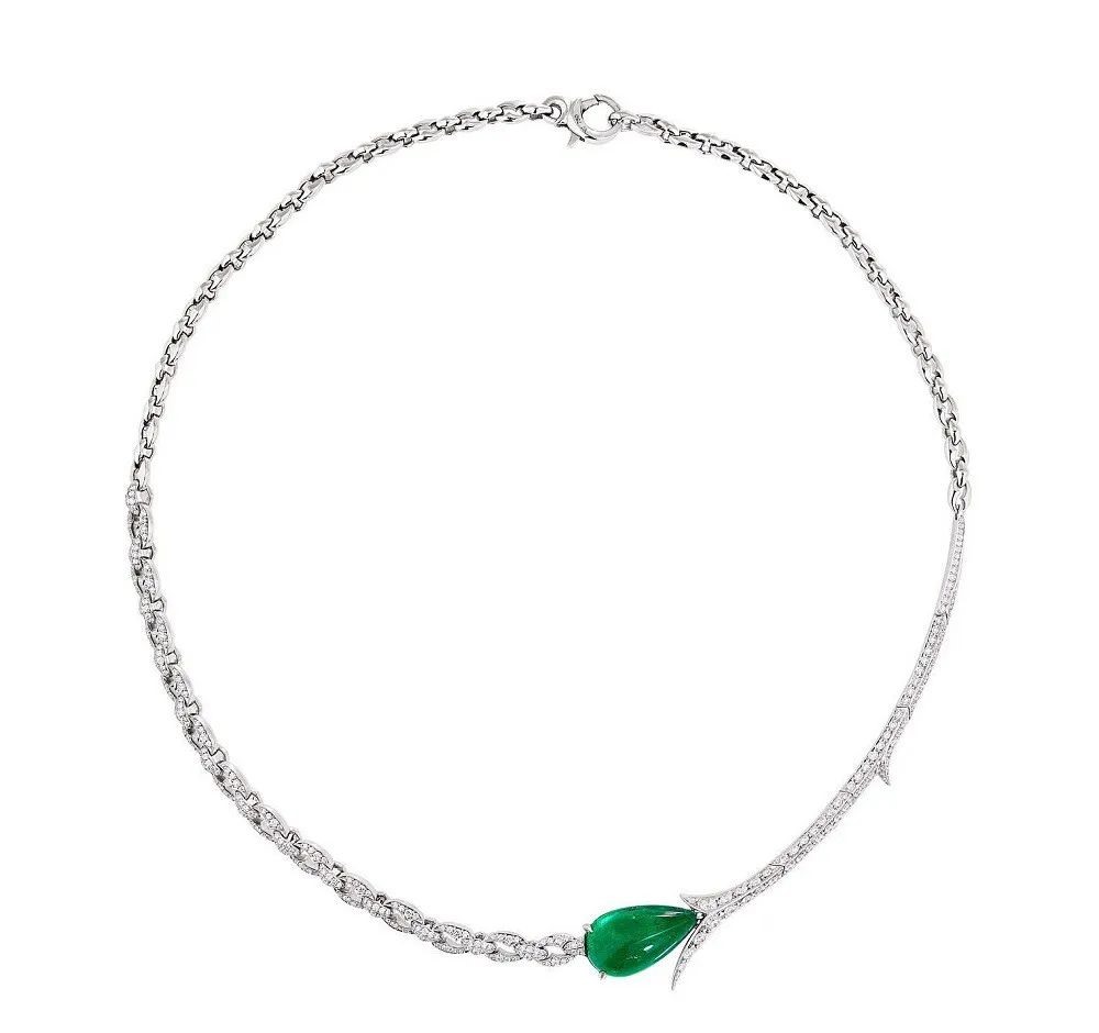 Thorn Embrace Platinum Necklace, by Stephen Webster