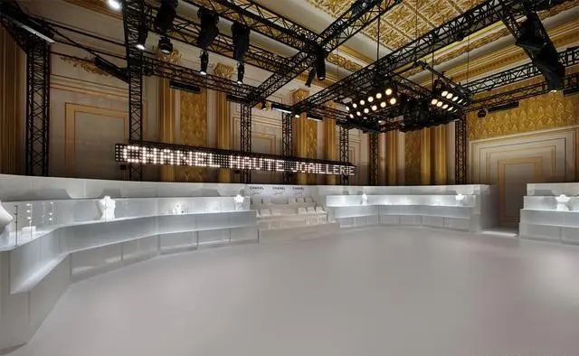 Chanel's Haute Joaillerie Sport collection launch venue resembled a "sports arena"
