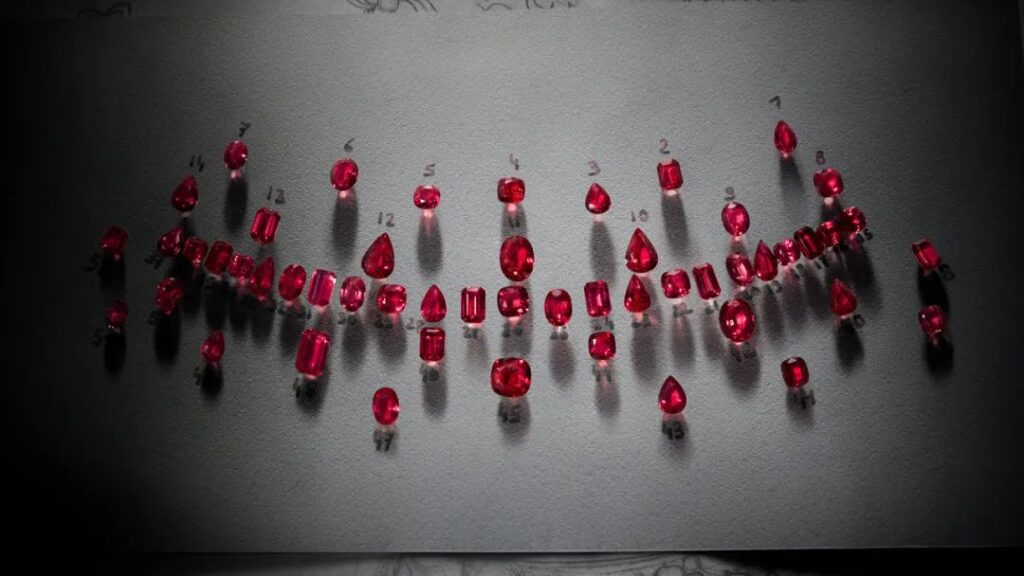 Louis Vuitton
Awakened Hands, Awakened Minds High Jewelry Collection
Rubies used in the Splendeur theme suite