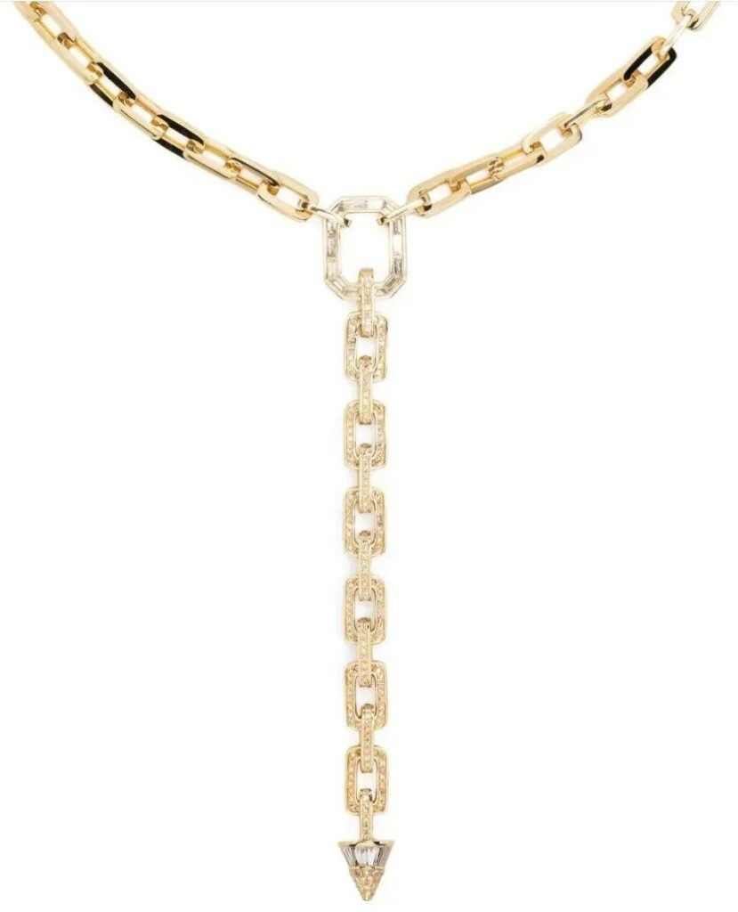 Tiffany & Co.
T Collection 18K yellow gold True necklace