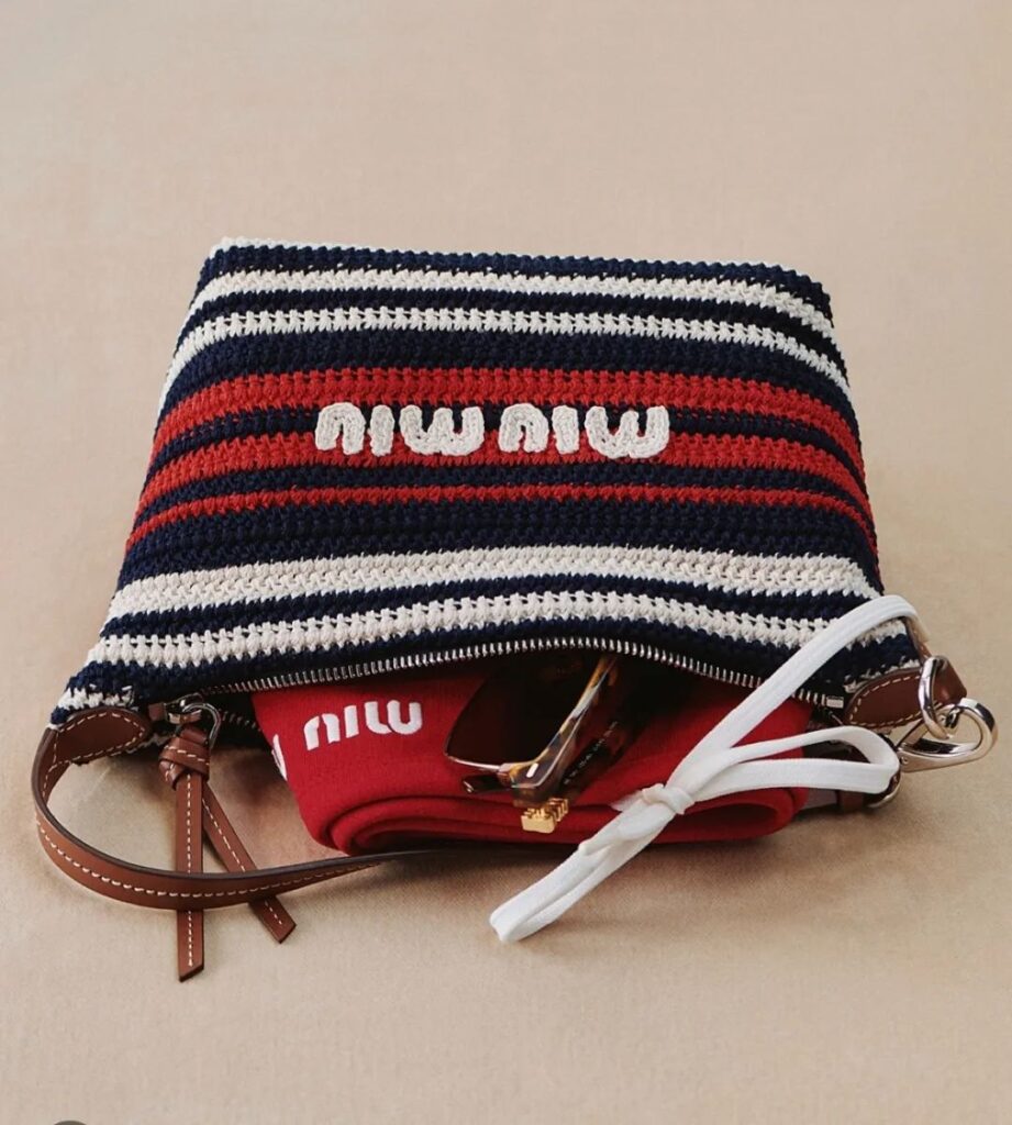 Straw Bags Miu Miu