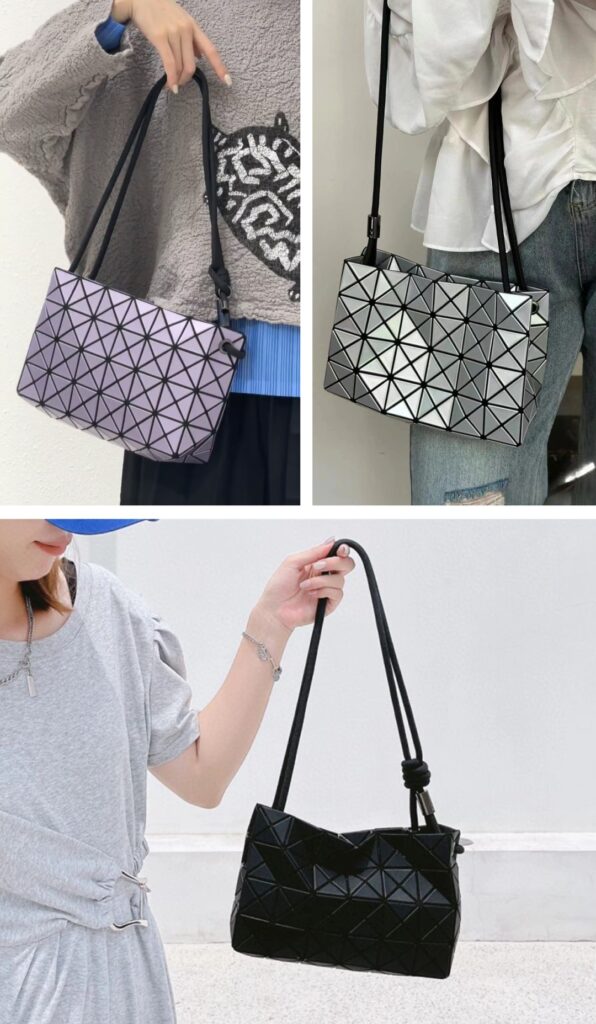 Miyake Six-grid tote bag