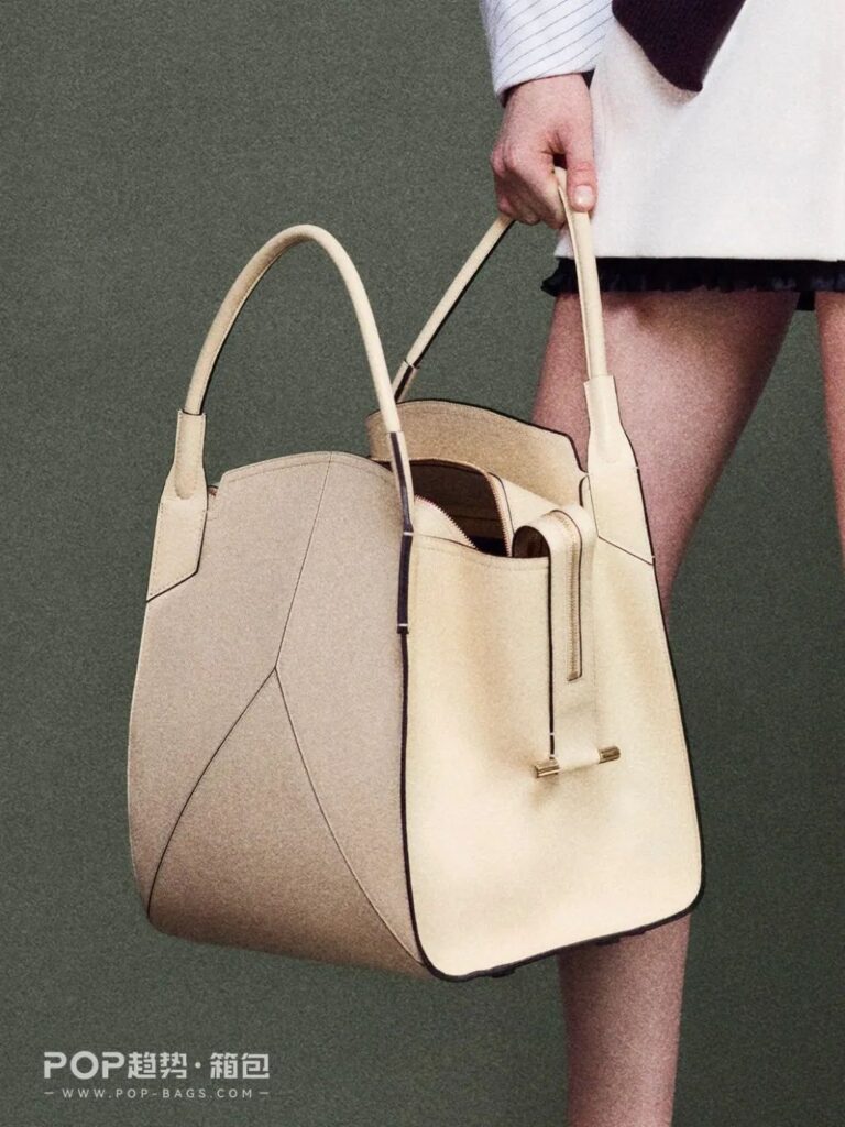 Bags Trends Luxury Structured Handbags Three-Dimensional Deconstructed Tote Bag