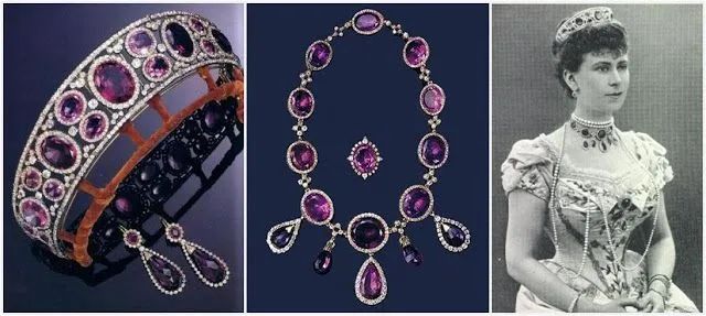 Queen Mary's amethyst parure