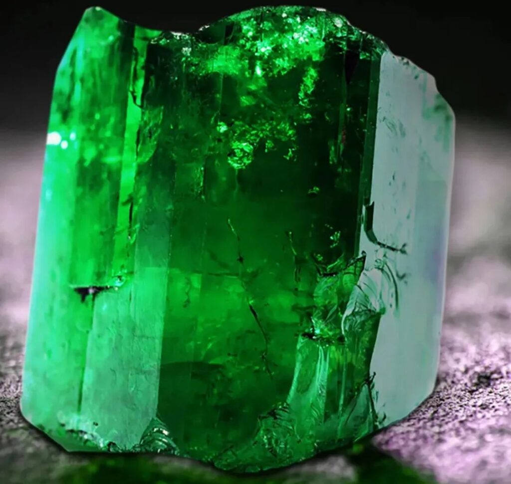 Coscuez mine emerald rough