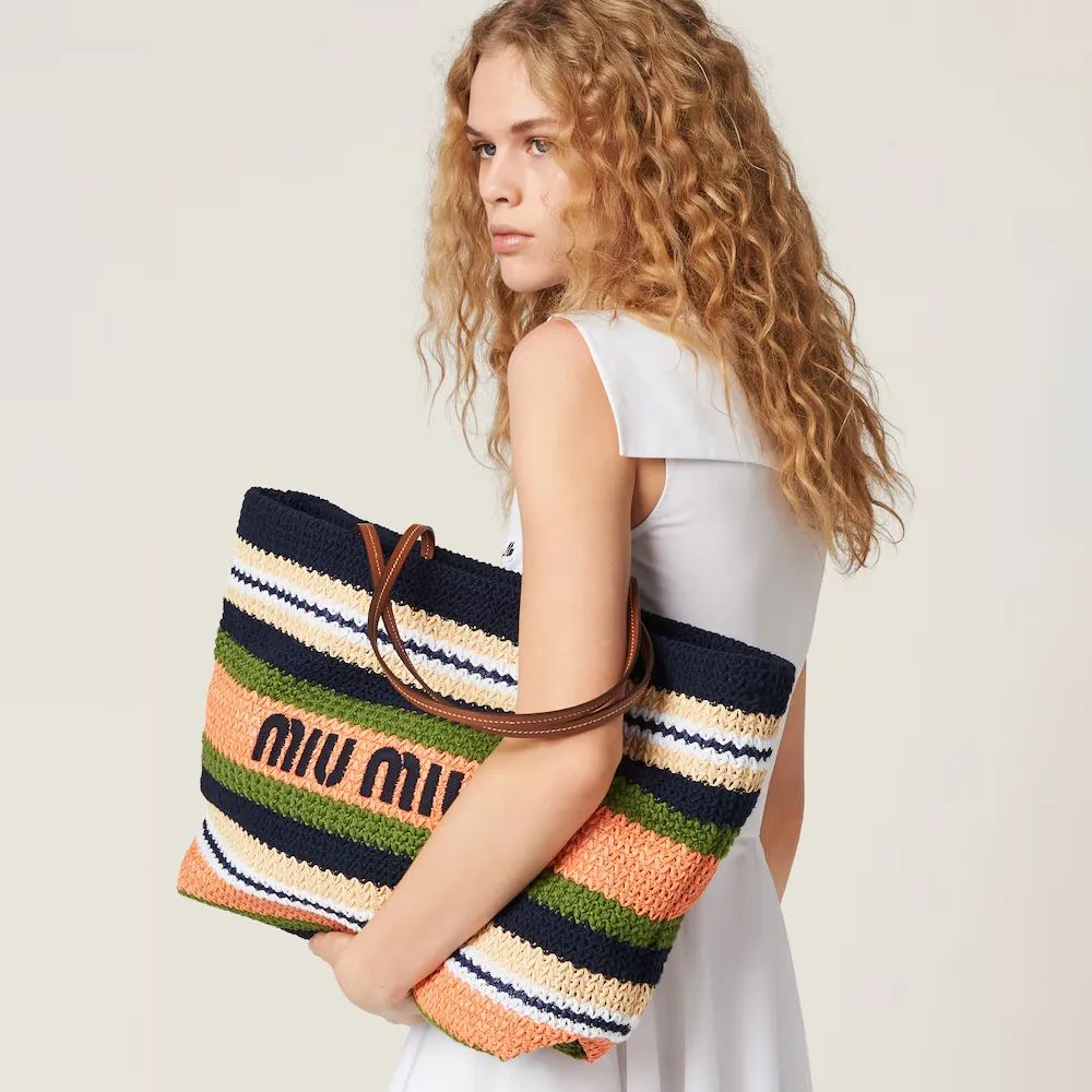 Straw Bags Miu Miu