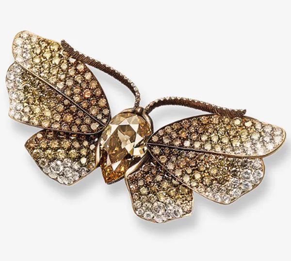 Hemmerle Butterfly Brooch