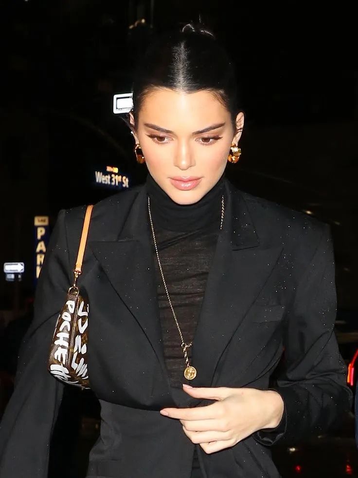 Kendall Jenner wearing Misho earrings