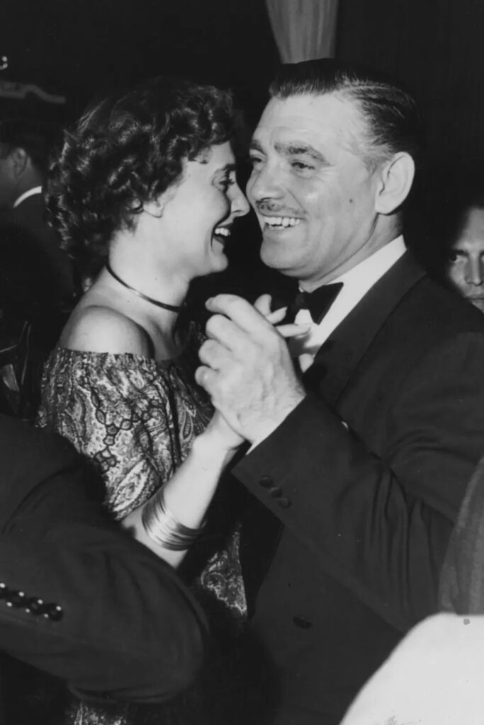 Nancy Slim Keith with Clark Gable