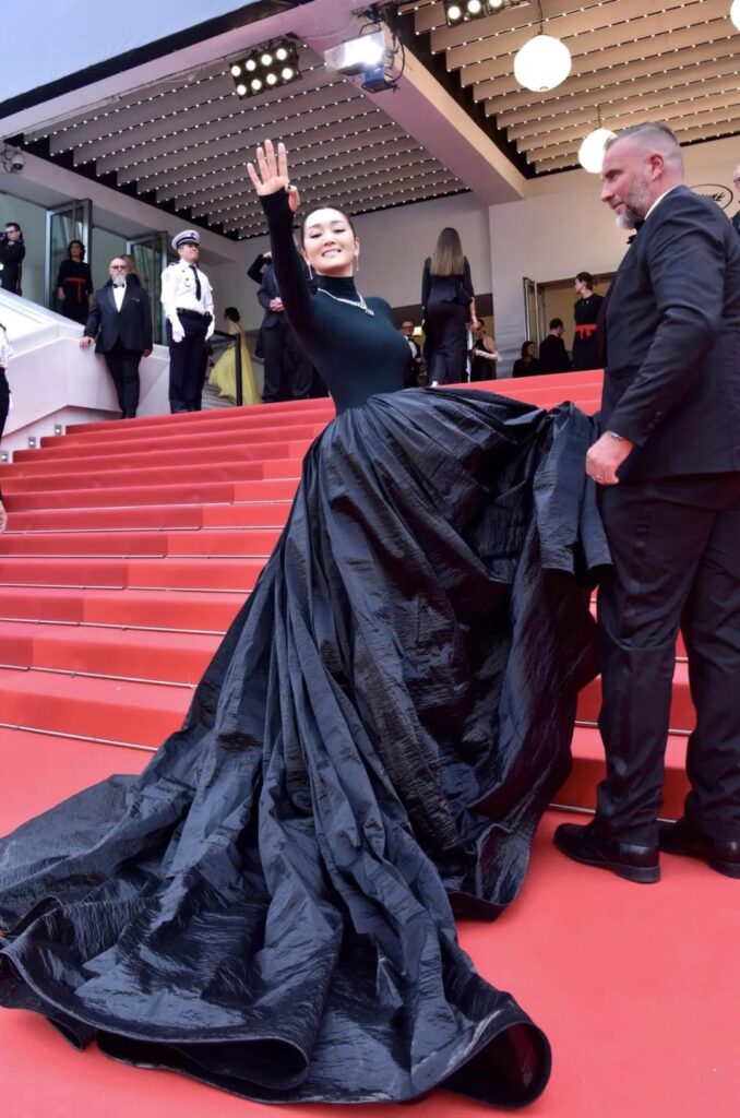 Gong Li wearing Cartier high jewelry